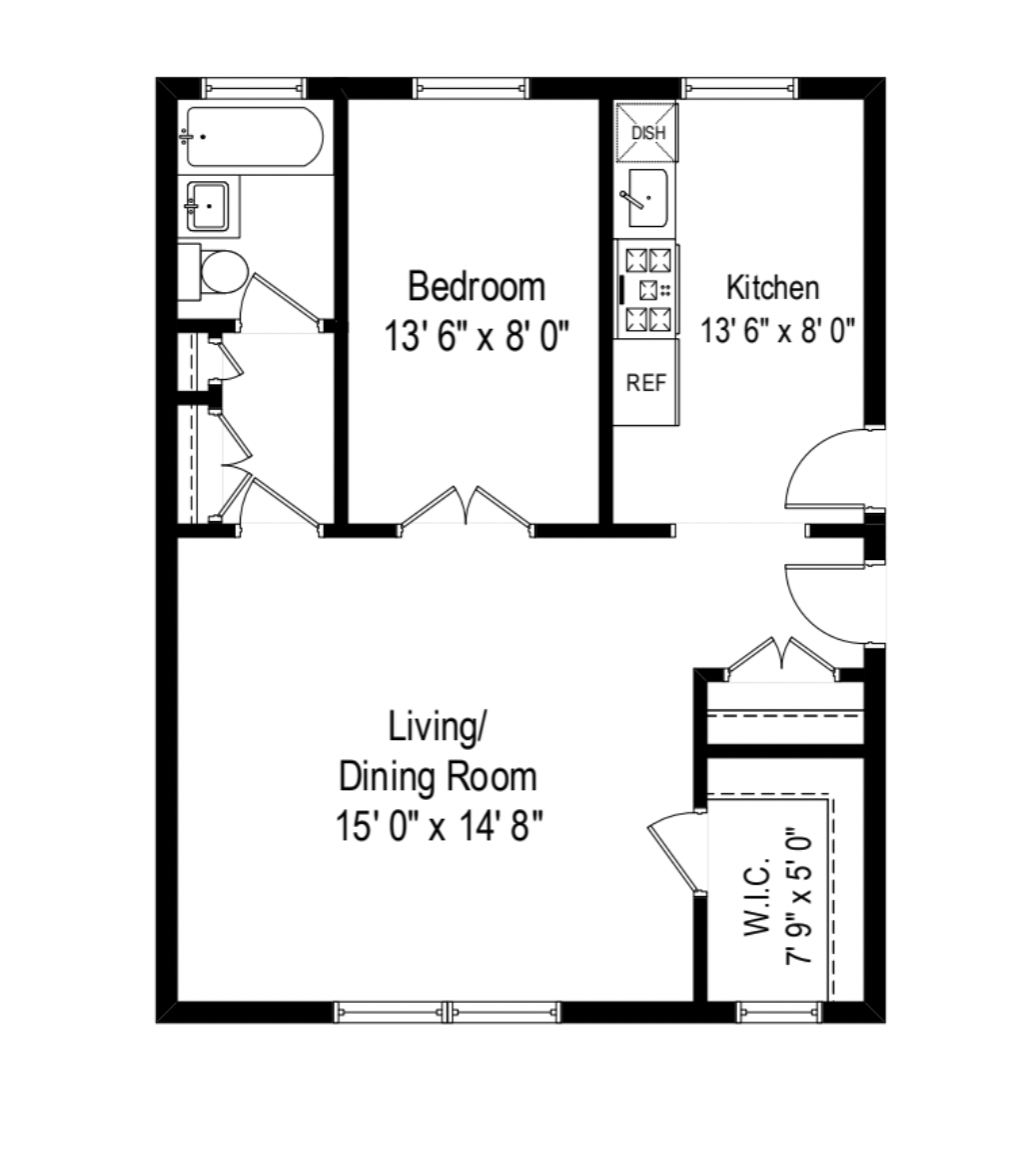 1400-06 Central St. Studio-2 Beds Apartment for Rent - Photo Gallery 8